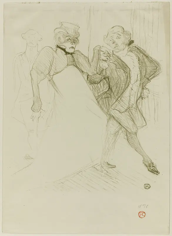 Réjane and Galipaux, in Madame Sans-Gêne