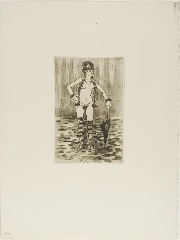 Rejected Frontispiece for Marthe Wall Art by Jean Louis Forain - High-Resolution Digital Print