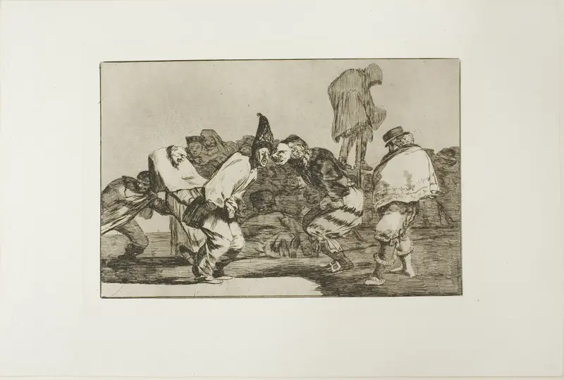 Rejoice, Carnival, for Tomorrow Thou wilt Be Ashes, plate 14 from Los Proverbios