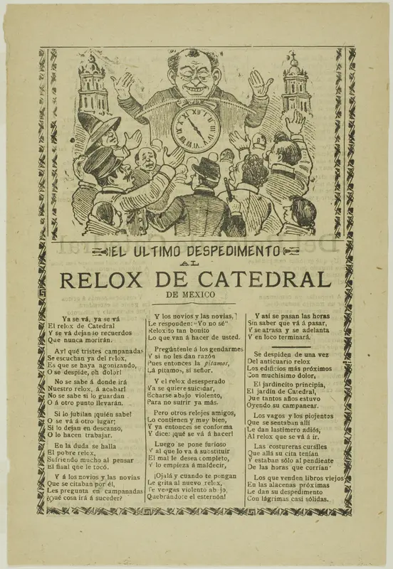 Relox Cathedral Wall Art by José Guadalupe Posada - High-Resolution Digital Print