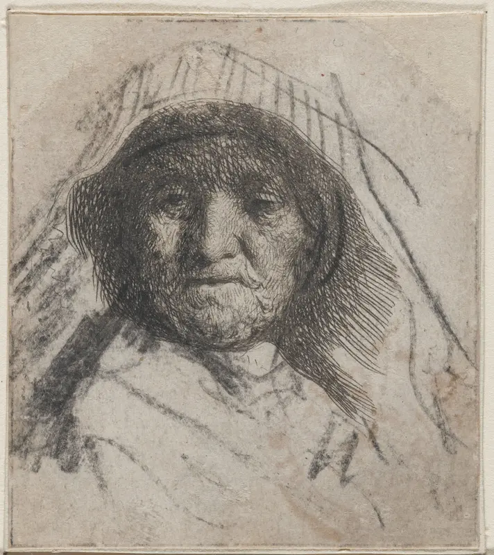 Rembrandt’s Mother Wall Art by Rembrandt van Rijn - High-Resolution Digital Print