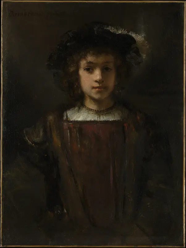 Rembrandt's Son Titus (1641–1668) Wall Art by Rembrandt - High-Resolution Digital Print