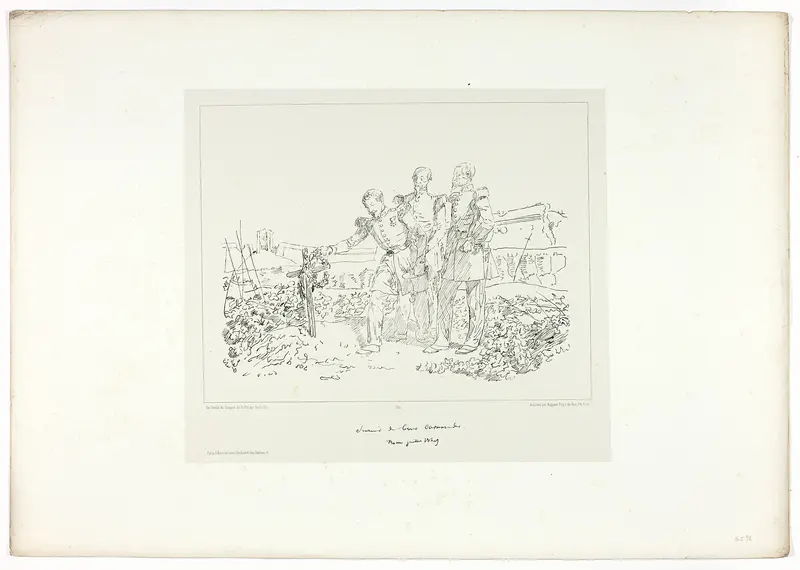 Rememberance of good comrades, from Souvenirs d’Italie: Expédition de Rome Wall Art by Émile Bry - High-Resolution Digital Print