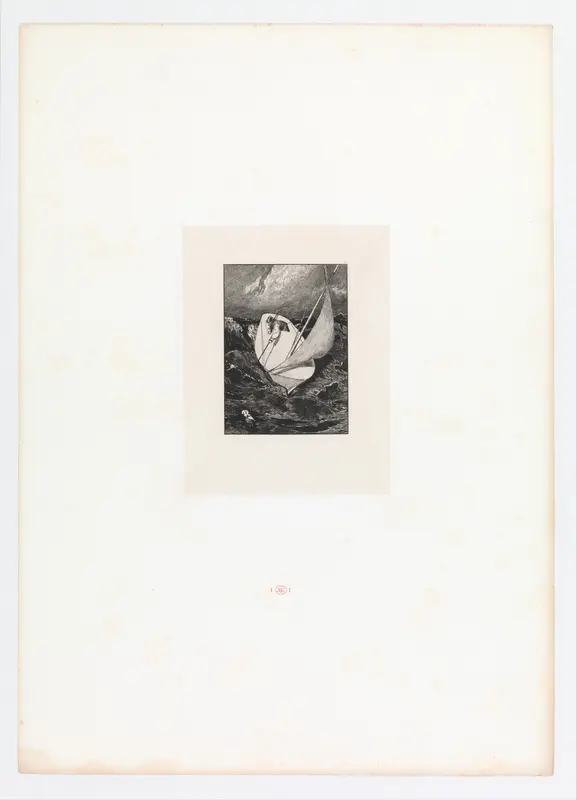 Rescue (plate four from Paraphrase on the Finding of a Glove) Wall Art by Max Klinger - High-Resolution Digital Print