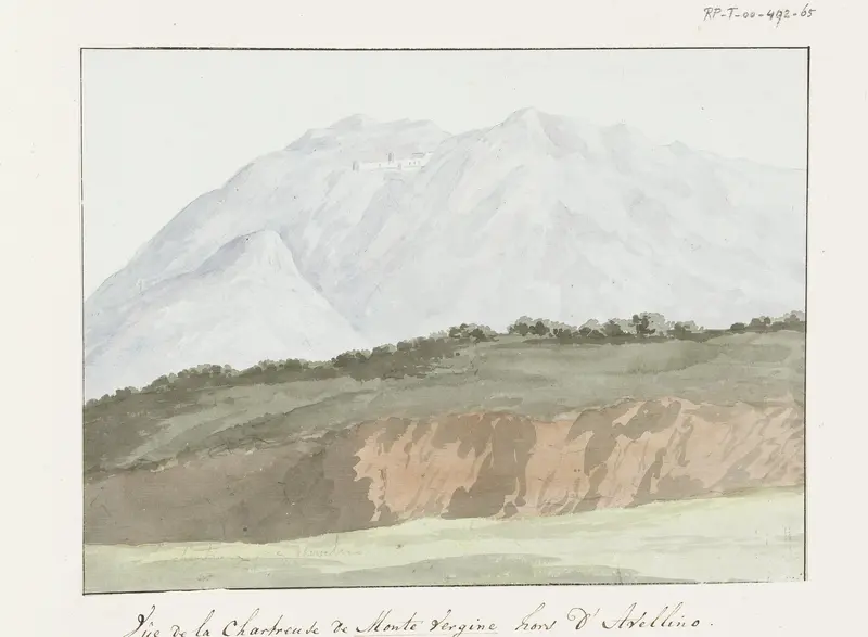 Reservoir of waterleiding in ruïnes van muur van de Via Egnatia Wall Art by Louis Ducros - High-Resolution Digital Print