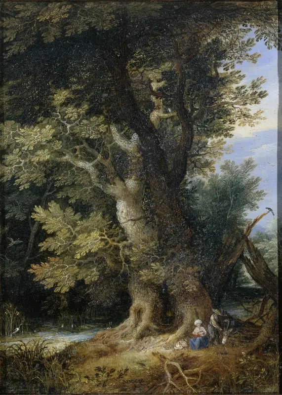 Rest on the Flight into Egypt Wall Art by Unknown - High-Resolution Digital Print