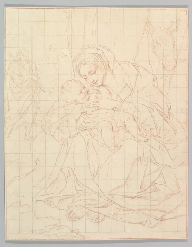 Rest on the Flight into Egypt Wall Art by Anton Raphael Mengs - High-Resolution Digital Print
