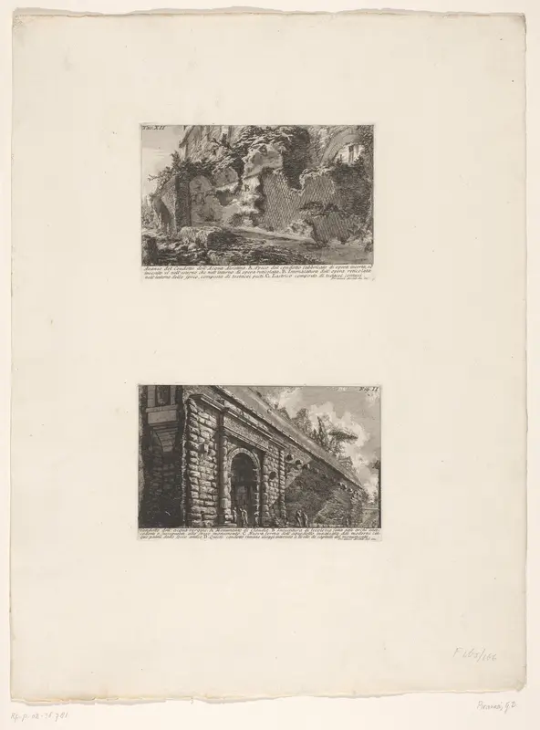 Restanten van de aquaducten Aqua Alsietina en Aqua Vergine te Rome Wall Art by Unknown - High-Resolution Digital Print