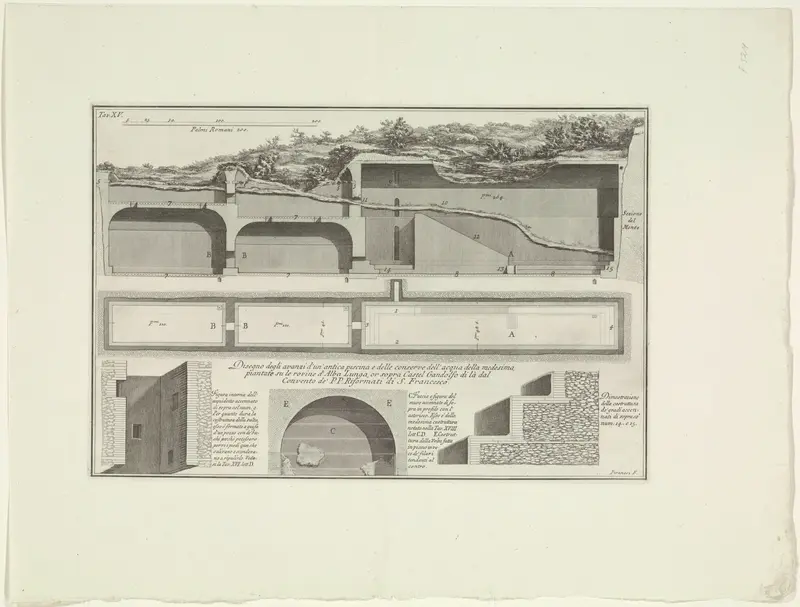 Restanten van een waterreservoir in de Albaanse Heuvels Wall Art by Unknown - High-Resolution Digital Print