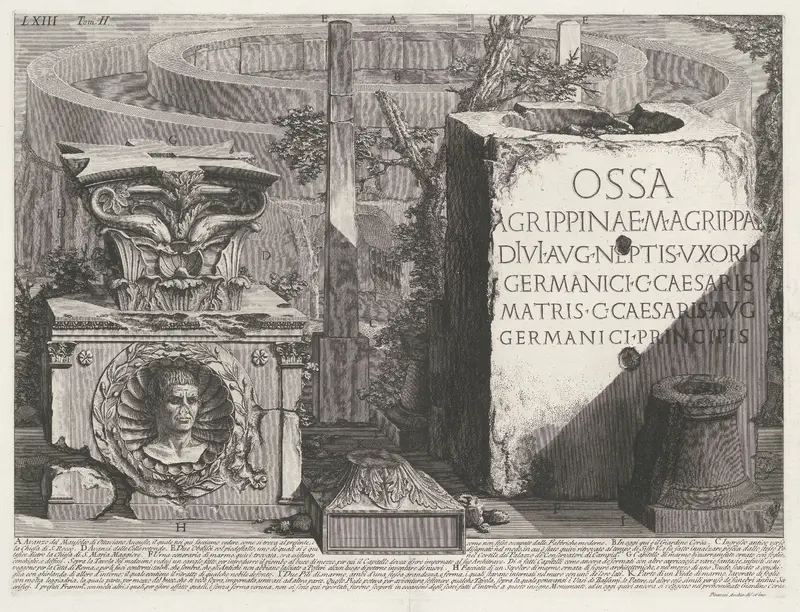 Resten van het Mausoleum van Augustus te Rome Wall Art by Unknown - High-Resolution Digital Print