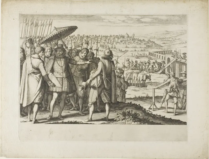 Restoration of the Aqueduct of Pisa, from The Life of Ferdinand de' Medici
