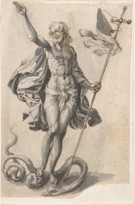 Resurrection of Christ Wall Art by Anonymous, Netherlandish, 16th century - High-Resolution Digital Print