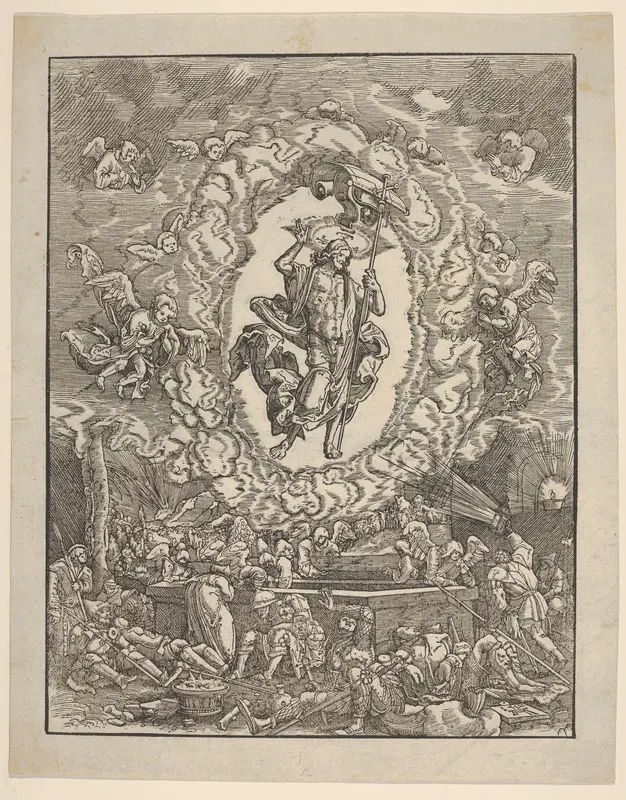 Resurrection of Christ Wall Art by Albrecht Altdorfer - High-Resolution Digital Print