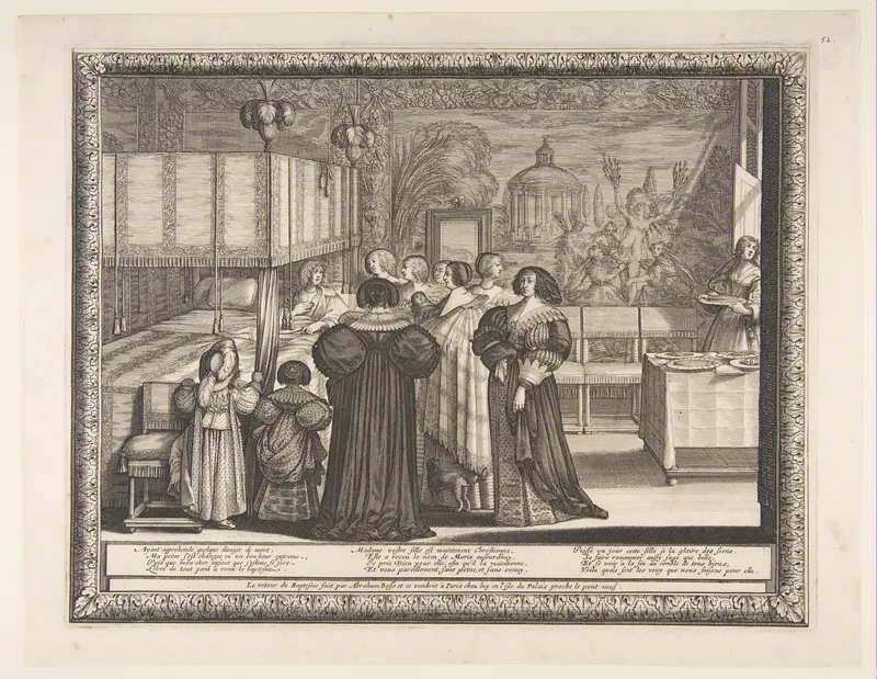 Return from the Christening Wall Art by Abraham Bosse - High-Resolution Digital Print