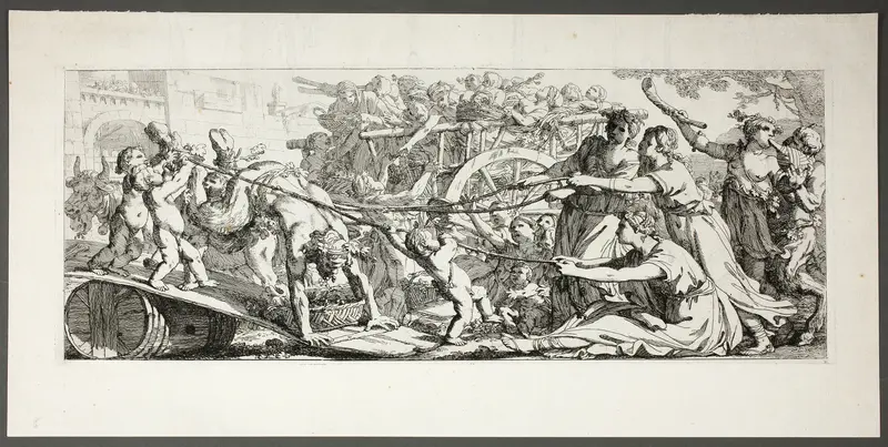 Return from the Vineyards, plate three of four from Le Travaux de la Vendange