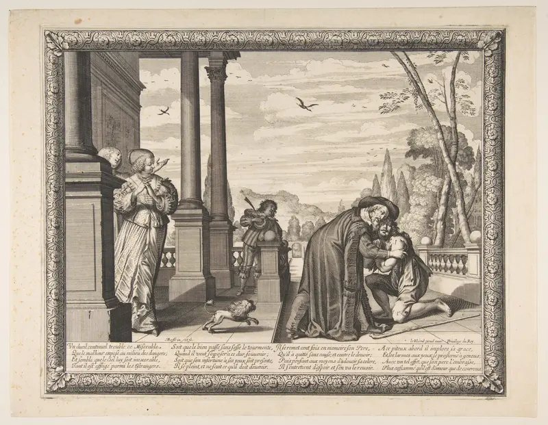 Return of the Prodigal Son Wall Art by Abraham Bosse - High-Resolution Digital Print