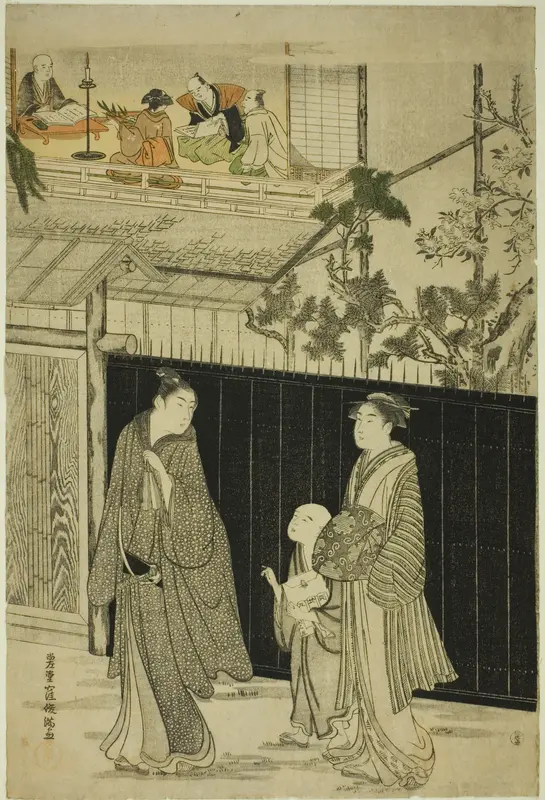 Returning from a Poetry Gathering Wall Art by Kubo Shunman - High-Resolution Digital Print