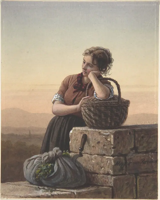 Returning Home Wall Art by Johann Georg Meyer - High-Resolution Digital Print