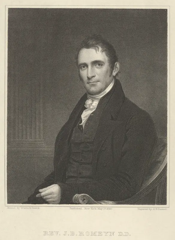 Rev. John Brodhead Romeyn, D. D. Wall Art by Asher Brown Durand - High-Resolution Digital Print
