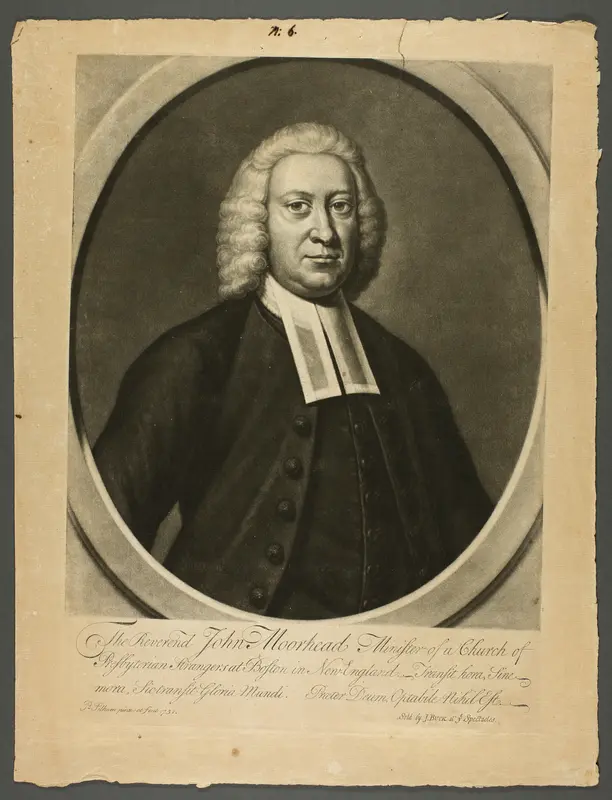 Reverend John Moorhead Wall Art by Peter Pelham - High-Resolution Digital Print