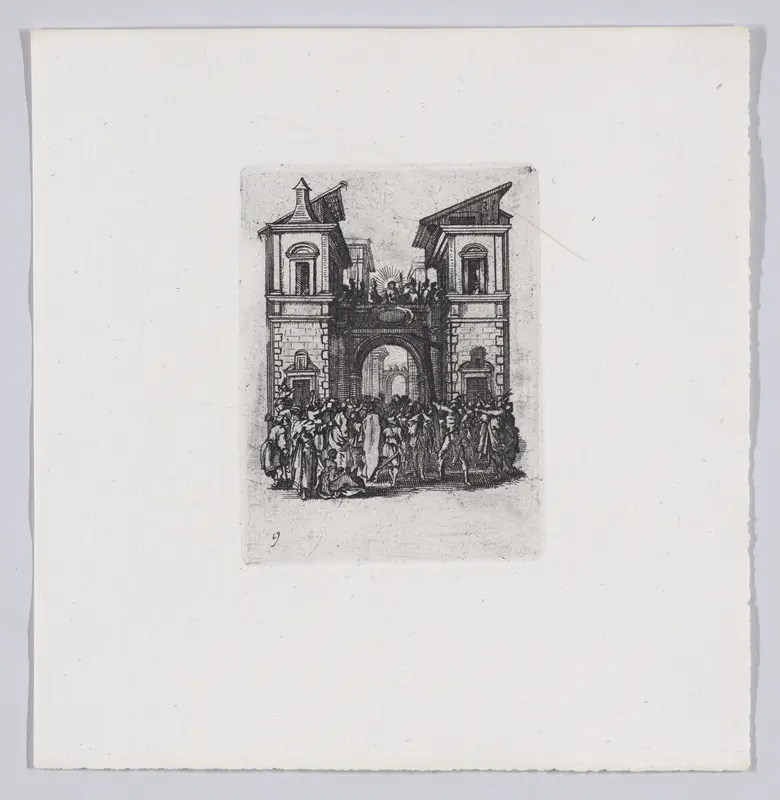 Reverse Copy of La Présentation au Peuple (The Presentation to the People), from La Petite Passion (The Little Passion) Wall Art by Anonymous - High-Resolution Digital Print