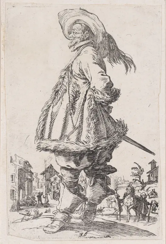Reverse Copy of L'Aveugle et son Chien (The Blind Man and his Dog), from Les Gueux suite appelée aussi Les Mendiants, Les Baroni, ou Les Barons (The Beggars, also called the Barons) Wall Art by Anonymous - High-Resolution Digital Print