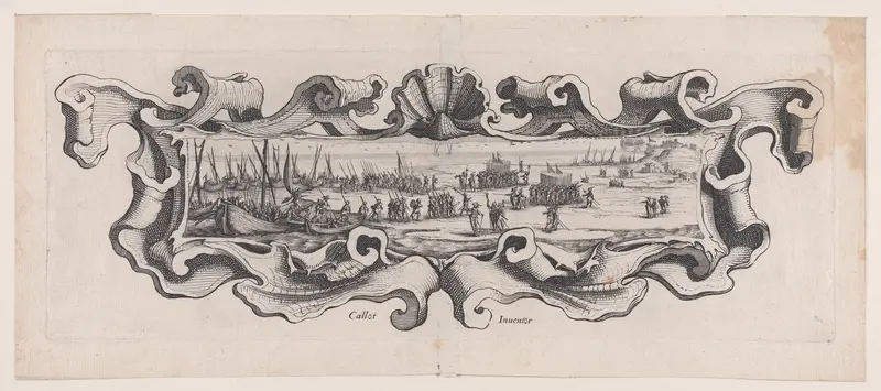 Reverse Copy of Le Débarquement des Troupes (The Landing of the Troops) Wall Art by Anonymous - High-Resolution Digital Print