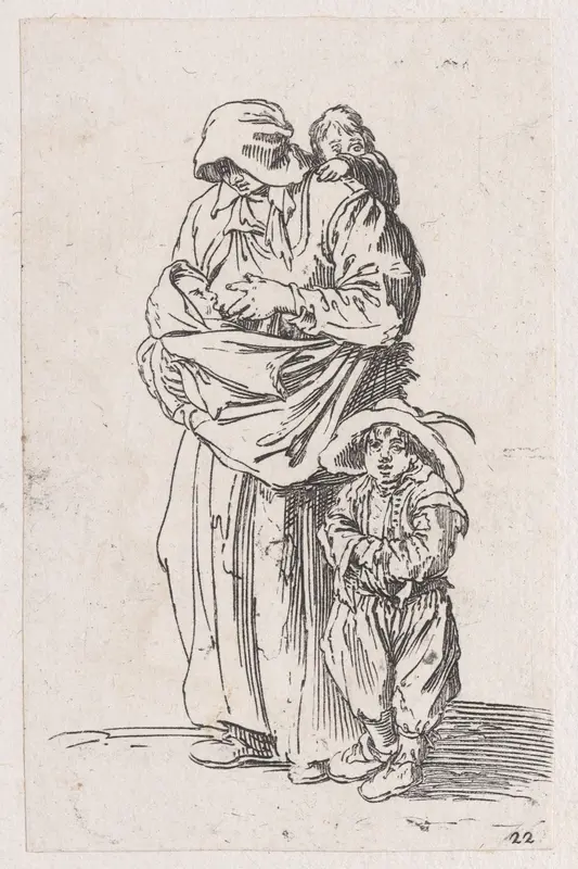 Reverse Copy of Le Gentilhomme qui Salue Tenant son Feutre sous le Bras (The Gentleman who Bows Holding his Felt Hat under his Arm), from La Noblesse (The Nobility) Wall Art by Anonymous - High-Resolution Digital Print