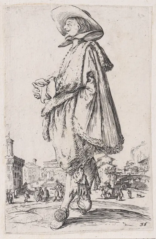 Reverse Copy of Le Mendiant a la Jambe de Bois (The Beggar with the Wooden Leg), from Les Gueux suite appelée aussi Les Mendiants, Les Baroni, ou Les Barons (The Beggars, also called the Barons) Wall Art by Anonymous - High-Resolution Digital Print