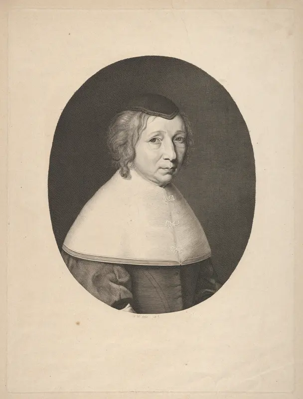 Reverse Copy of Madame Bouthillier (Marie de Bragelogne) Wall Art by Anonymous - High-Resolution Digital Print