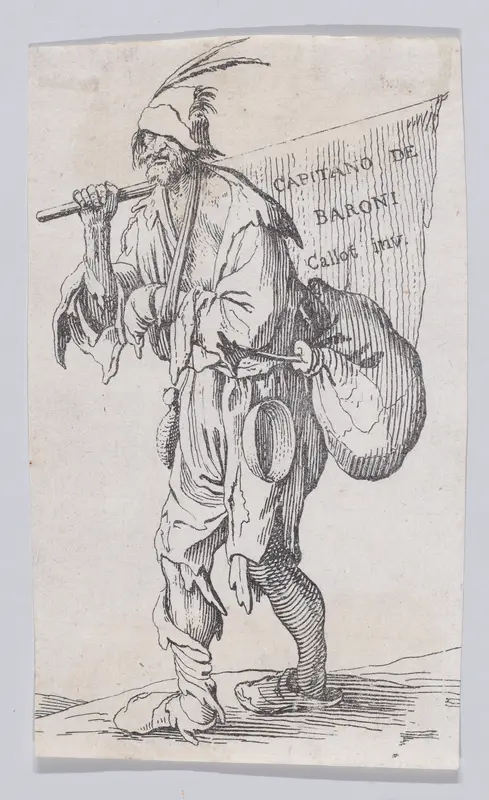 Reverse Copy of the Frontispiece, from "Les Gueux suite appelée aussi Les Mendiants, Les Baroni, ou Les Barons" (The Beggars, also called the Barons) Wall Art by Anonymous - High-Resolution Digital Print