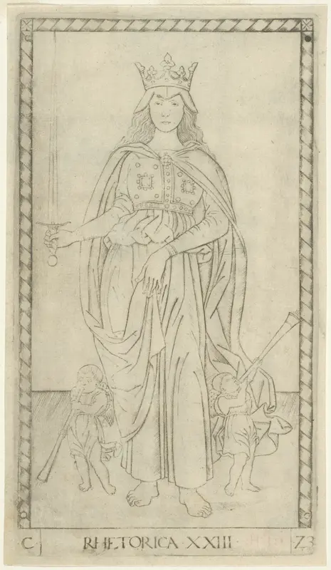 Rhetoric, plate 23 from Arts and Sciences