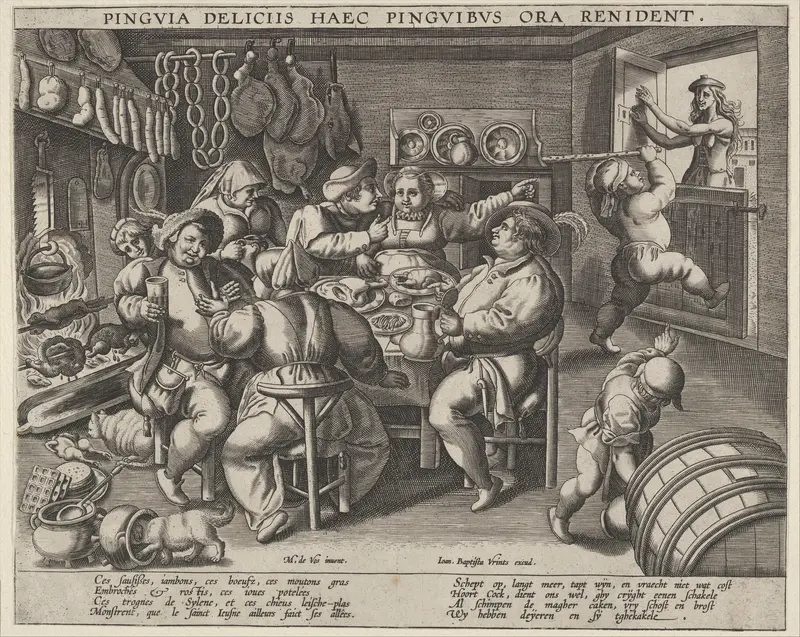 Rich Kitchen Wall Art by Anonymous, Netherlandish, late 16th century - High-Resolution Digital Print