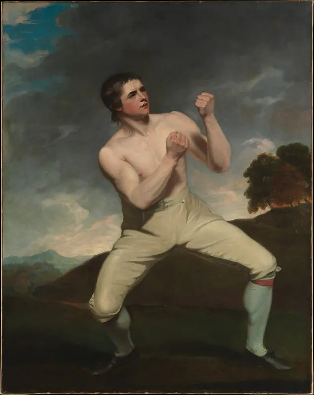 Richard Humphreys, the Boxer Wall Art by John Hoppner - High-Resolution Digital Print
