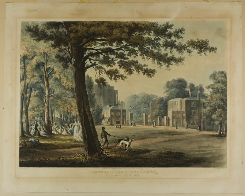 Richmond Park Entrance Wall Art by Thomas Sutherland - High-Resolution Digital Print