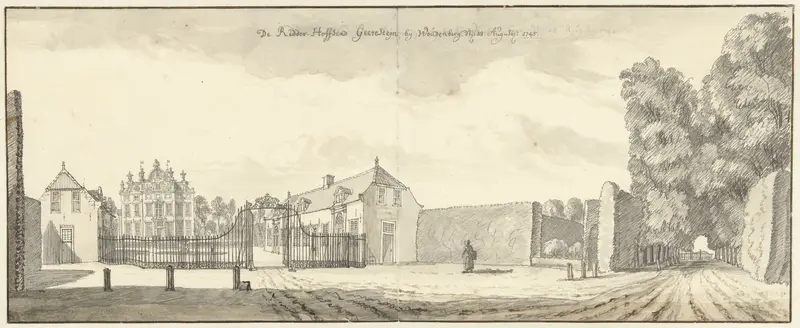 Ridderhofstad Geerestein bij Woudenberg Wall Art by Jan de Beijer - High-Resolution Digital Print