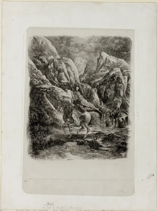 Rider in the Mountains