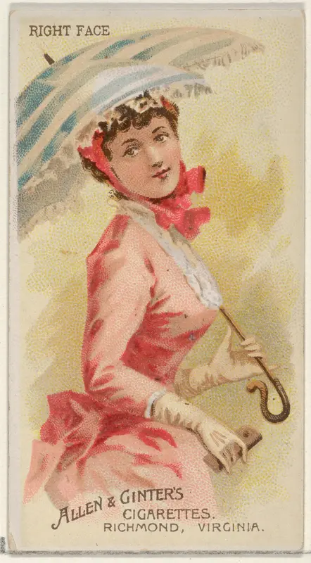Right Face, from the Parasol Drills series (N18) for Allen & Ginter Cigarettes Brands Wall Art by Allen & Ginter - High-Resolution Digital Print
