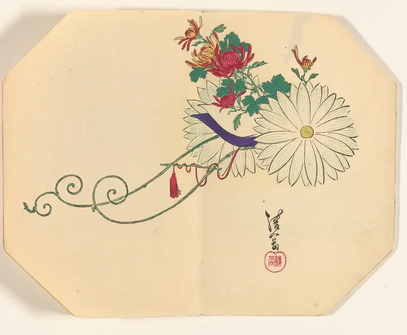 Rijtuig van chrysanten Wall Art by Unknown - High-Resolution Digital Print