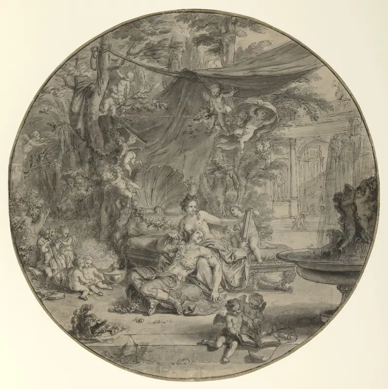 Rinaldo en Armida Wall Art by Bernard Picart - High-Resolution Digital Print