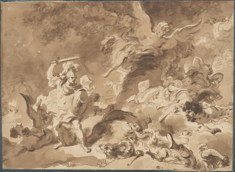 Rinaldo in the Enchanted Forest Wall Art by Jean Honoré Fragonard - High-Resolution Digital Print