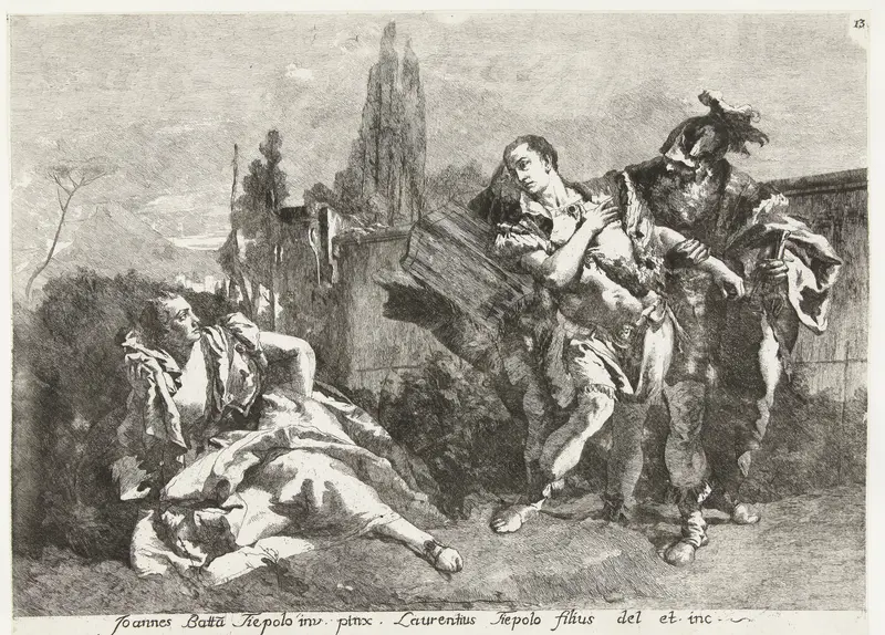 Rinaldo verlaat Armida Wall Art by Unknown - High-Resolution Digital Print