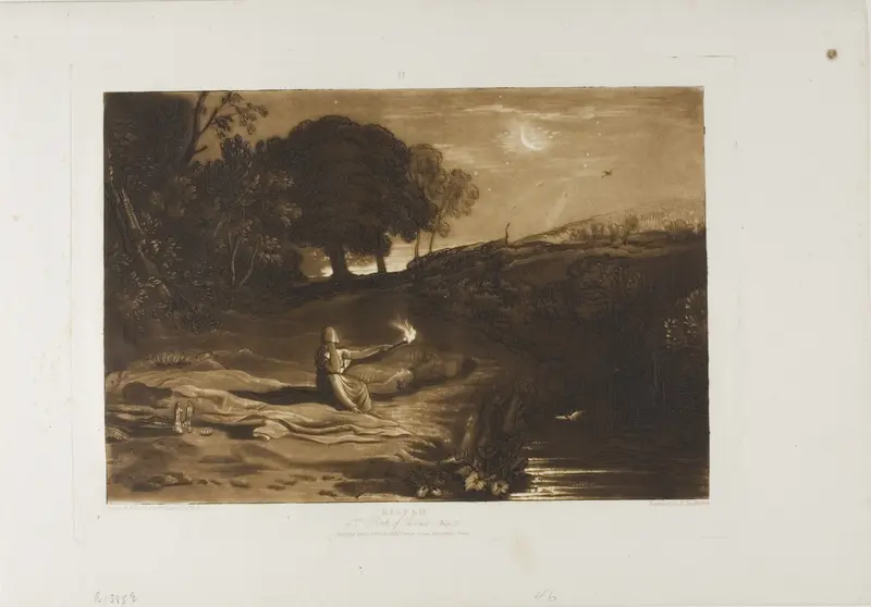 Rispah, plate 46 from Liber Studiorum Wall Art by Joseph Mallord William Turner - High-Resolution Digital Print