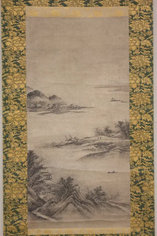River Landscape in Evening