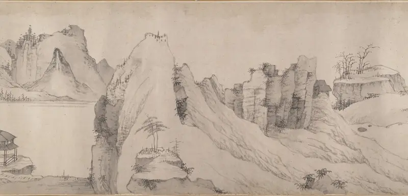 River Scene in Winter