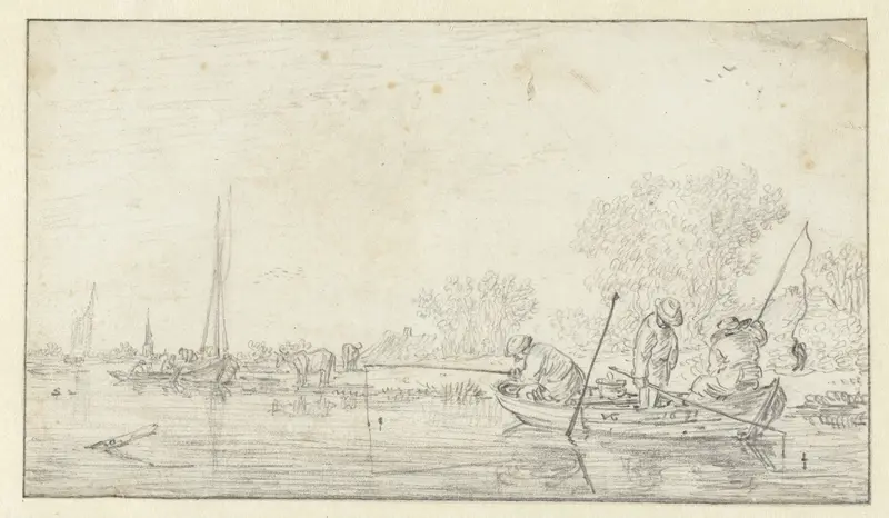 Riviergezicht Wall Art by Jan van Goyen - High-Resolution Digital Print
