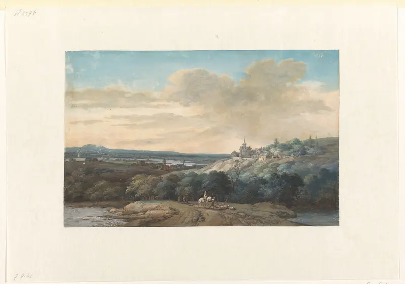 Rivierlandschap Wall Art by Gerrit Battem - High-Resolution Digital Print