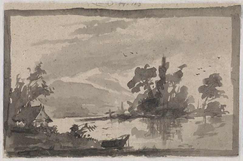Rivierlandschap Wall Art by Willem de Famars Testas - High-Resolution Digital Print