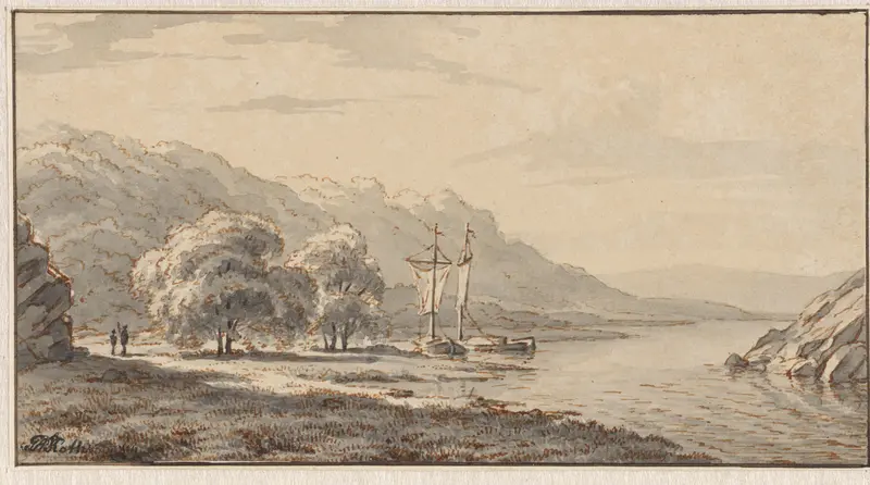 Rivierlandschap Wall Art by George Andries Roth - High-Resolution Digital Print