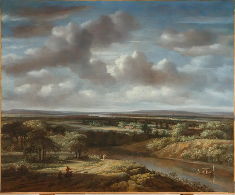 Rivierlandschap Wall Art by Philips Koninck - High-Resolution Digital Print